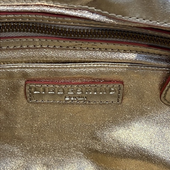 ⭐️ LIEBESKIND Handbag Purse Leather Gold Interior - Picture 10 of 14